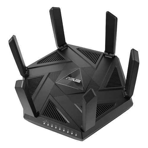 Asus (RT-AXE7800) AXE7800 Wi-Fi 6E Tri-Band Router, 6GHz Band, 2.5G WAN/LAN, USB, AiMesh, One-Tap Safe Browsing, Enhanced Security - Baztex Routers/Mesh Systems