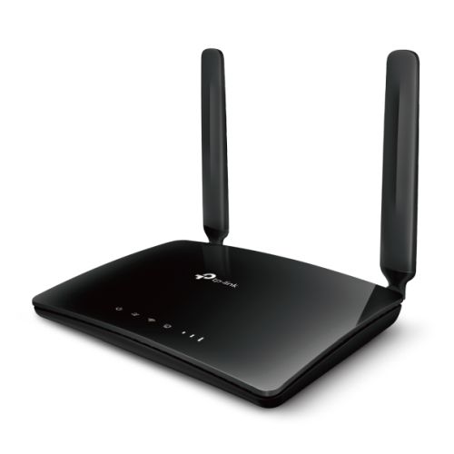 TP-LINK (TL-MR6400 V5) 300Mbps Wireless N 4G LTE Router, SIM Card Slot, 3 LAN, 1 LAN/WAN - Baztex Routers/Mesh Systems