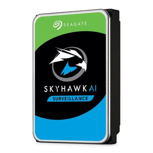 Seagate 3.5", 10TB, SATA3, SkyHawk AI Surveillance Hard Drive, 7200RPM, 256MB Cache, 24/7, OEM - Baztex Internal Hard Drives