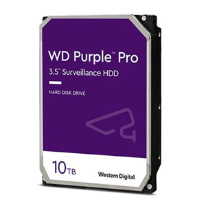 WD 3.5", 10TB, SATA3, Purple Pro Surveillance Hard Drive, 7200RPM, 256MB Cache, OEM - Baztex Internal Hard Drives