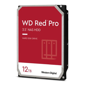 WD 3.5", 12TB, SATA3, Red Pro Series NAS Hard Drive, 7200RPM, 256MB Cache, OEM - Baztex Internal Hard Drives