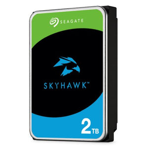 Seagate 3.5", 2TB, SATA3, SkyHawk Surveillance Hard Drive, 256MB Cache, 8 Drive Bays Supported, 24/7, CMR, OEM - Baztex Internal Hard Drives