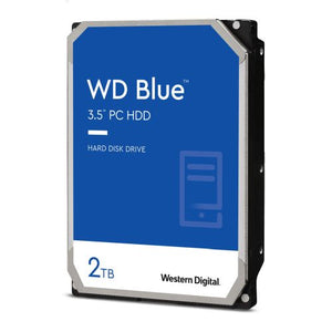WD 3.5", 2TB, SATA3, Blue Series Hard Drive, 7200RPM, 256MB Cache, OEM - Baztex Internal Hard Drives