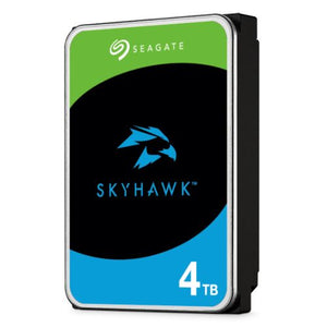 Seagate 3.5", 4TB, SATA3, SkyHawk Surveillance Hard Drive, 256MB Cache, 16 Drive Bays Supported, 24/7, CMR, OEM - Baztex Internal Hard Drives