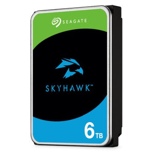 Seagate 3.5", 6TB, SATA3, SkyHawk Surveillance Hard Drive, 256MB Cache, 16 Drive Bays Supported, 24/7, CMR, OEM - Baztex Internal Hard Drives