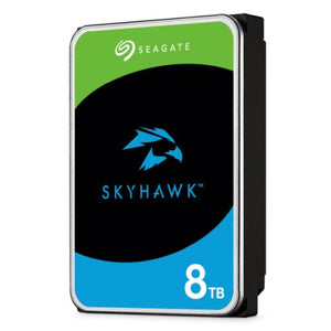 Seagate 3.5", 8TB, SATA3, SkyHawk Surveillance Hard Drive, 256MB Cache, 16 Drive Bays Supported, 24/7, CMR, OEM - Baztex Internal Hard Drives