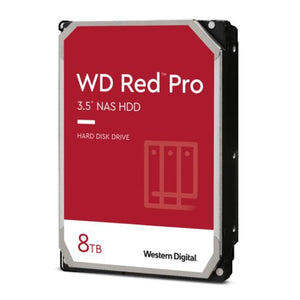 WD 3.5", 8TB, SATA3, Red Pro Series NAS Hard Drive, 7200RPM, 256MB Cache, OEM - Baztex Internal Hard Drives