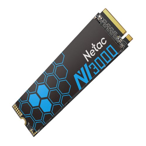 Netac 1TB NV3000 M.2 NVMe SSD, M.2 2280, PCIe3, 3D TLC NAND, R/W 3100/2100 MB/s, 200K/190K IOPS - Baztex Internal SSD Drives