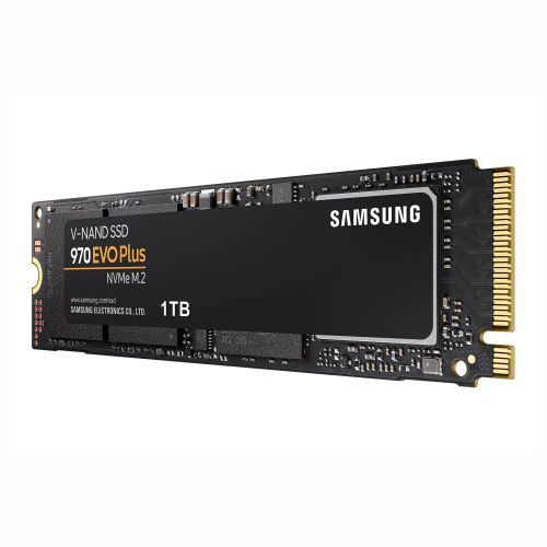 Samsung 1TB 970 EVO PLUS M.2 NVMe SSD, M.2 2280, PCIe, V-NAND, R/W 3500/3300 MB/s, 600K/550K IOPS - Baztex Internal SSD Drives