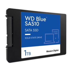 WD 1TB Blue SA510 G3 SSD, 2.5", SATA3, R/W 560/520 MB/s, 90K/82K IOPS, 7mm - Baztex Internal SSD Drives