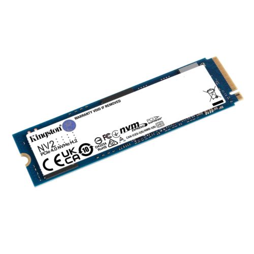 Kingston 250GB NV2 M.2 NVMe SSD, M.2 2280, PCIe4, R/W 3000/1300 MB/s - Baztex Internal SSD Drives