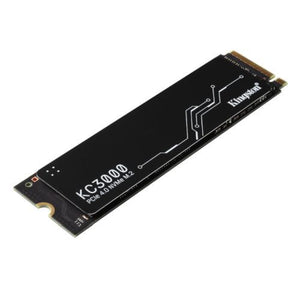 Kingston 2TB KC3000 M.2 NVMe SSD, M.2 2280, PCIe4, 3D TLC NAND, R/W 7000/7000 MB/s, 1M/1M IOPS, Aluminium Heatspreader - Baztex Internal SSD Drives