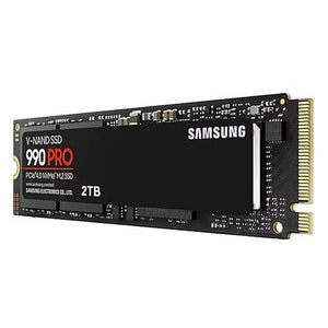 Samsung 2TB 990 PRO M.2 NVMe SSD, M.2 2280, PCIe 4.0, V-NAND, R/W 7450/6900 MB/s, 1400K/1550K IOPS - Baztex Internal SSD Drives
