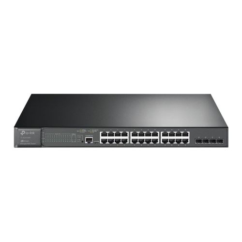 TP-LINK (TL-SG3428MP) JetStream 28-Port Gigabit L2 Managed Switch with 24-Port PoE+, 4 SFP Slots, Rackmountable - Baztex Switches