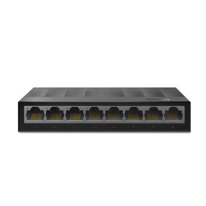 TP-LINK (LS108G) 8-Port Gigabit Unmanaged Desktop LiteWave Switch, Steel Case - Baztex Switches