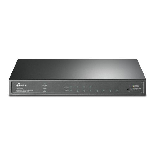 TP-LINK (TL-SG2008P) JetStream 8-Port Gigabit Smart Switch with 4-Port PoE+, Centralized Management - Baztex Switches
