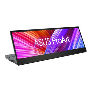 Asus 14" 10-Point Touch ProArt Display Creative Tool (PA147CDV), 32:9, IPS, 1920 x 550, USB-C, HDMI, 100% sRGB, ASUS Dial, Custom Control Panel, MPP 2.0 - Baztex Monitors