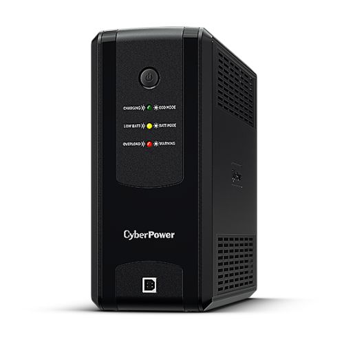CyberPower UT 1050VA Line Interactive Tower UPS, 630W, LED Indicators, 6x IEC, AVR Energy Saving, Up to 1Gbps Ethernet - Baztex UPS