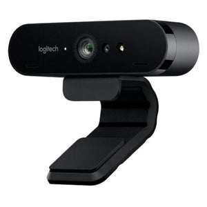 Logitech BRIO 500 4K UHD 13MP HDR Webcam, USB-A, Light Correction, Privacy Shutter, Noise-Cancelling Mics, Windows Hello Support, Graphite - Baztex Webcams