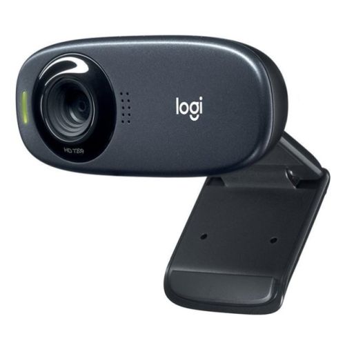 Logitech C310 HD Webcam, 1.2MP, 720p/30fps, Mic, Widescreen, Auto Light Correction, Mounting Clip - Baztex Webcams