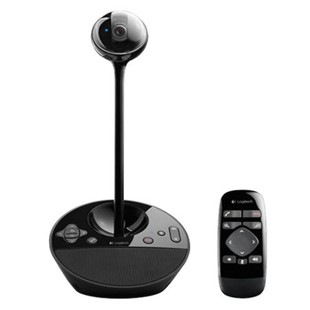 Logitech BCC950 ConferenceCam, Full HD, Carl Zeiss Lens, 8ft Cable, Remote Control - Baztex Webcams