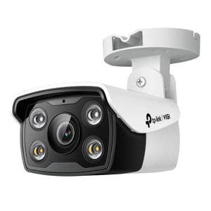 TP-LINK (VIGI C340 4MM) 4MP Outdoor Full-Colour Bullet Network Camera w/ 4mm Lens, PoE, Spotlight LEDs, Smart Detection, IP66 , H.265+ - Baztex Surveillance Cameras