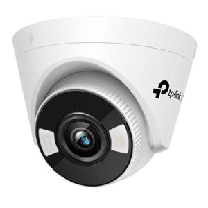 TP-LINK (VIGI C440 4MM) 4MP Full Colour Turret Network Camera w/ 4mm Lens, PoE, Spotlight LEDs, Smart Detection, Two-Way Audio, H.265+ - Baztex Surveillance Cameras