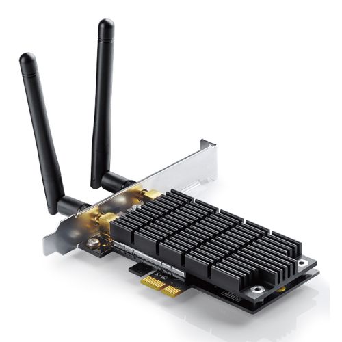 TP-LINK (Archer T6E) AC1300 (400+867) Wireless Dual Band PCI Express Adapter, 2 Antennas - Baztex PCI/PCIe Network Cards