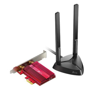 TP-LINK (Archer TX3000E) AX3000 (574+2402) Wireless Dual Band PCI Express Wi-Fi 6 Adapter, Bluetooth 5.0, WPA3, Magnetized Base - Baztex PCI/PCIe Network Cards