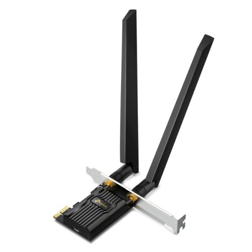 TP-LINK (Archer TXE72E) AXE5400 Wi-Fi 6E Tri-Band PCI Express Adapter, Bluetooth 5.3 - Baztex PCIe Network Cards