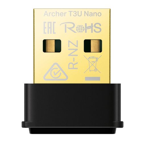 TP-LINK (Archer T3U Nano) AC1300 Wireless Dual Band Nano USB Adapter, MU-MIMO, USB2 - Baztex USB Wireless Adapters
