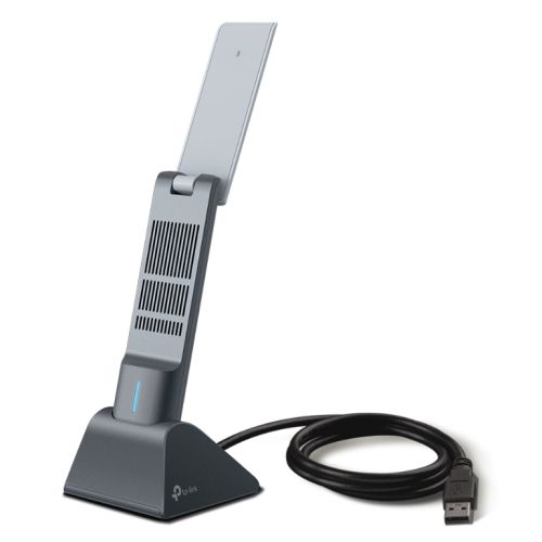 TP-LINK (Archer TX20UH) AX1800 High Gain Wireless USB Adapter, Dual Band, USB 3.0, MU-MIMO, OFDMA, Cradle